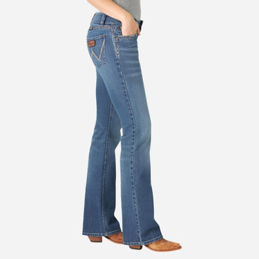 Wrangler Women's Sadie Low Rise Boot Cut Jeans Western Apparel