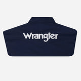 Wrangler Men's Navy Button Up Shirt Western Wear Canada 