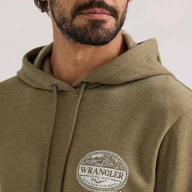 Rope Frame Logo Pullover Hoodie Wrangler