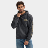 1947 Logo Wash Black Wrangler Pullover Hoodie