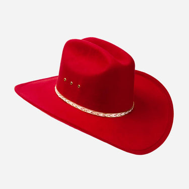 Western Express Kids Red Felt Cowboy Hat