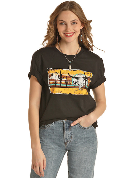 Rock and Roll DenimUnisex Desert Graphic Tee Shirt Best Selling