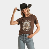 Rhinestone Graphic Tee Shirt