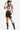 Rock and Roll Denim Women's Black Fringe Mini Skirt Women's Western Skirts