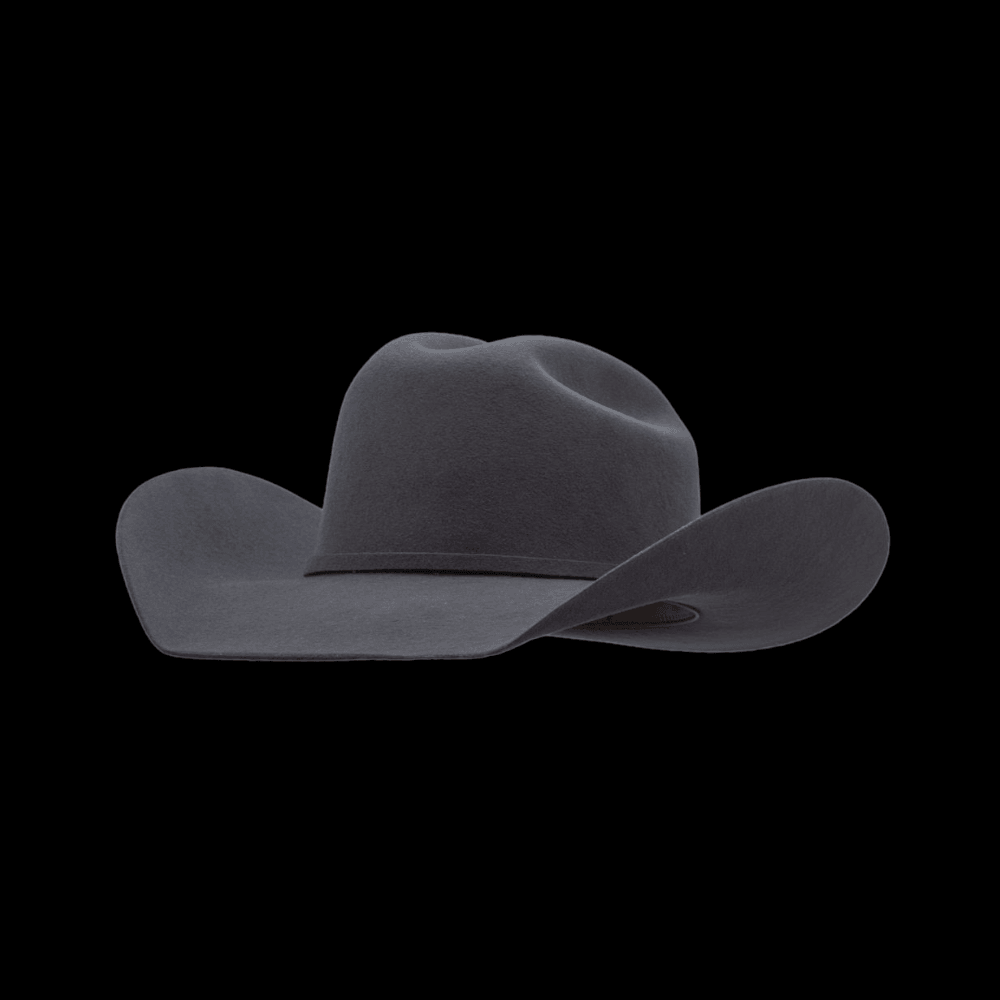 Men's & Women's Pro Hats Canada - Charcoal Rodeo Night Wool Felt Cowboy ...