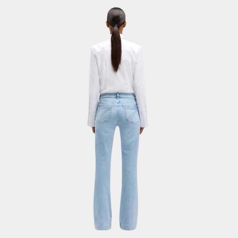 7 For All Mankind Light Wash Dojo Tailerless 32"