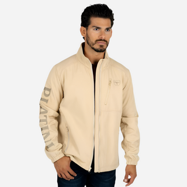 Platini Men's Beige Jacket