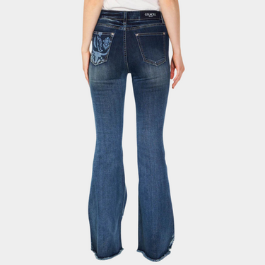 Grace In La Bull Flare Jeans