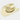 Modestone Traditional Straw Cowboy Hat Gold Pattern Embroidery Off-White