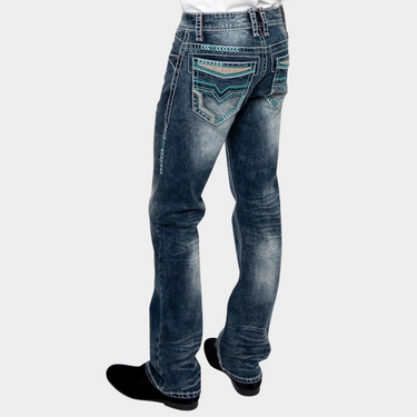 Platini Fashion Men's Holt Boot Cut Jeans