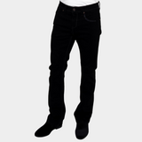 Platini Fashion Men's Holt Slim Black Boot Cut Jeans