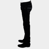 Platini Fashion Men's Holt Slim Black Boot Cut Jeans