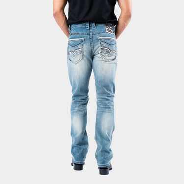 Platini Fashion Men's Holt Straight Leg Jeans