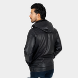 Black Fur Lining Biker Jacket