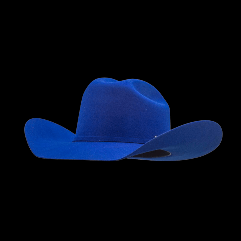 Pro Hats Rodeo Night Texas Blue Wool Felt Hat β Nikki's Western Outfitters