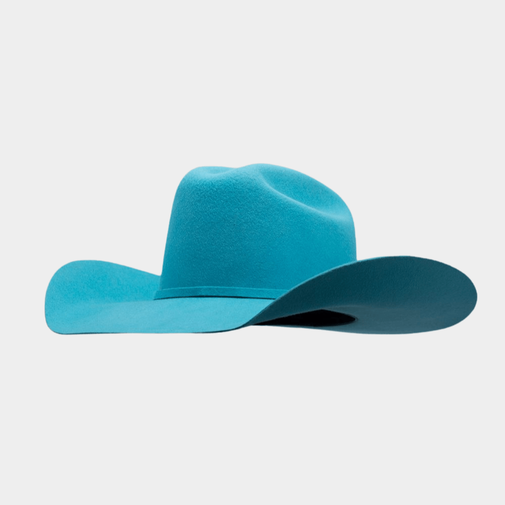 Pro Hats Rodeo Night Tiffany Turquoise Wool Felt Hat β Nikki's Western ...