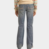 Girls Mid Rise Bootcut Jeans