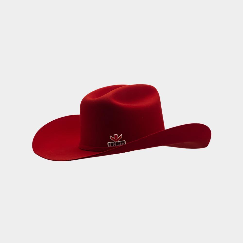 Women's & Men's Felt Cowboy Hats - Stampede Red Rodeo Night Wool Felt ...