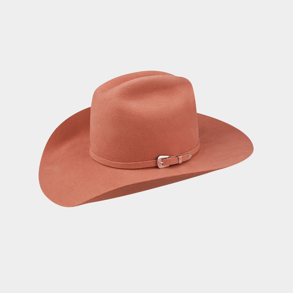 Bailey McQ 4X Western Felt Cowboy Hat – Candied Peach USA Made