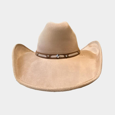 Brown Suede Cowboy Hat